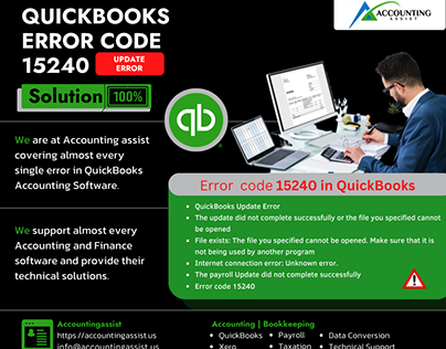 Learn to fix an error code 15240 in an effective way