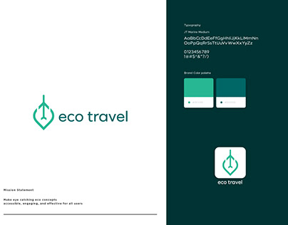 Eco Travel Agency Logo Design