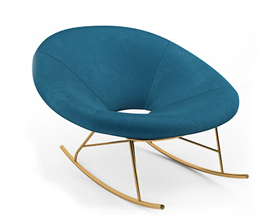 Federica lounge chair 3D model