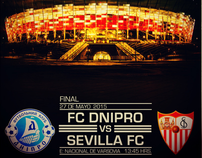 Poster UEFA EL Final Dnipro vs Sevilla