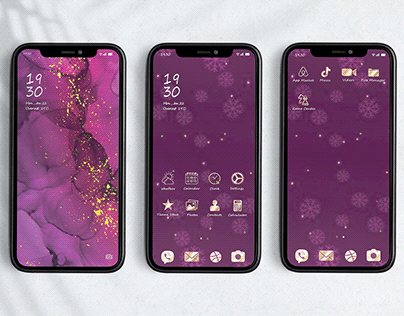 Mobile Screens Design For Oppo Theme Connect Program
