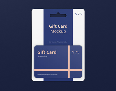 Gift Card Mockup