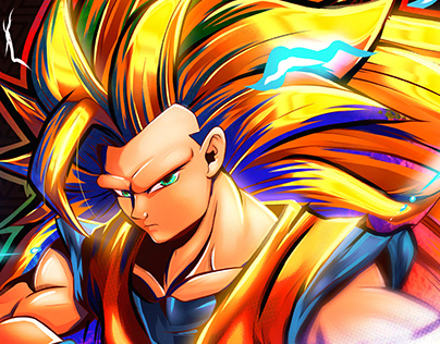 Goku Super Saiyan 3 - Fanart