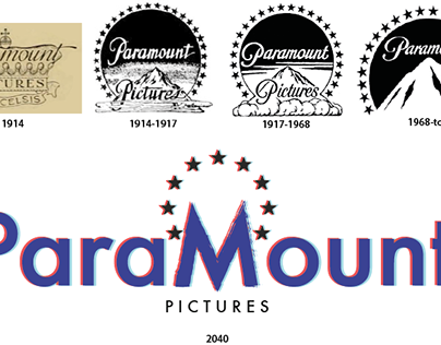 Logo Evolution "Paramount Pictures"