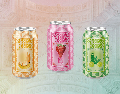 Spring Drink — Can Package Design