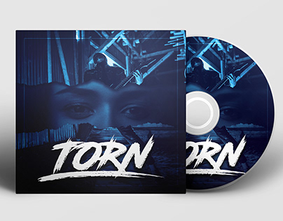 Torn paper Effect Album Cover Design