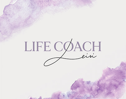 Life coach Leisi visual identity