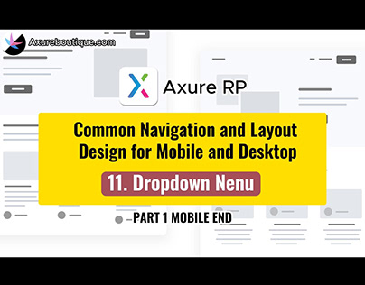 Common Navigation and Layout Design: 11.Dropdown Menu