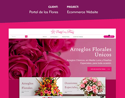 Ecommerce Flower shop Website