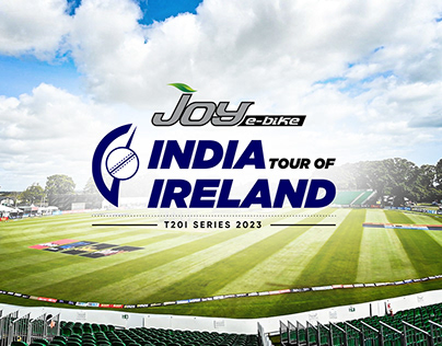 Joy E-bike India tour of Ireland T20I series Logo