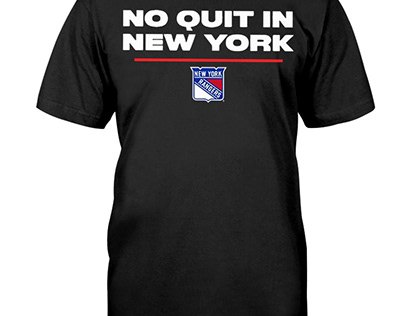 No Quit In New York Rangers T Shirt