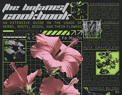 The Botanist Cookbook Brutalism Design