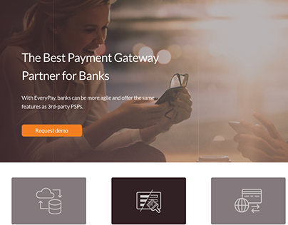 Landing Page for FinTech