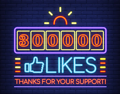 300K FACEBOOK LIKE THANK YOU AD