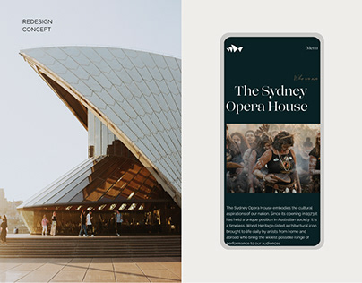 The Sydney Opera House | Website Redesign 2021