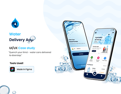 Project thumbnail - Water Delivery App | UI/UX Case Study