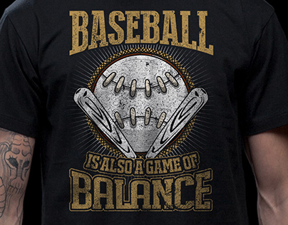 Baseball T Shirt Design Graphic
