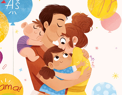 "I love my Mom & Dad very much" children's book