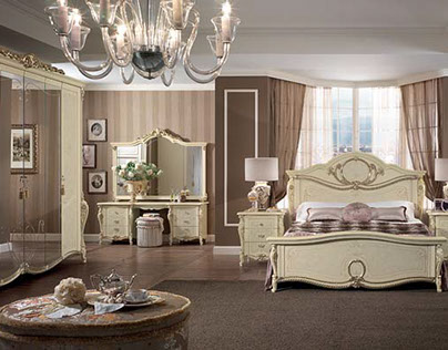 Romantic classical bedroom design