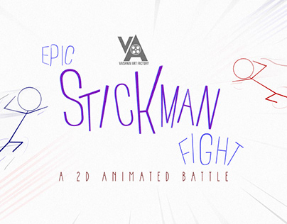 2D Animated STICKMAN Fight | Motion Graphics