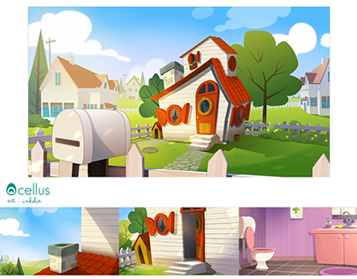 animated serie backgrounds