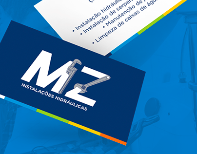 Cartão de Visitas | MZ Instalações Hidráulicas