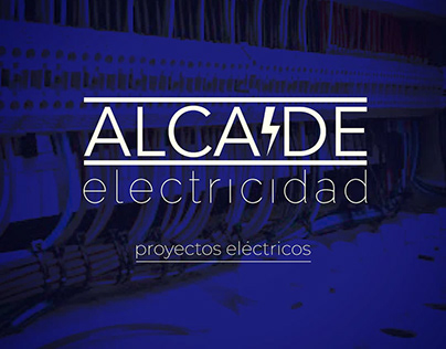 Creación de marca gráfica " Alcaide Electricidad "