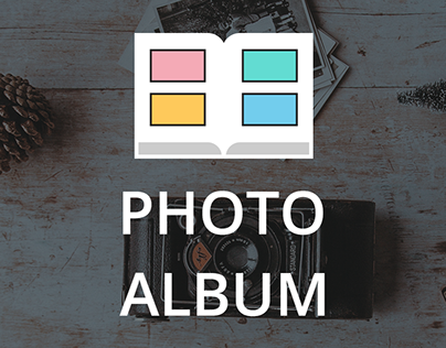 Photo Album home page design