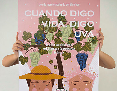 Concurso Uva Vinalopo. Diseño de cartel.