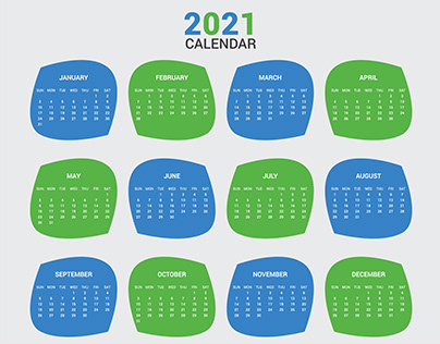 pocket Calendar 2021