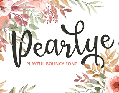 Free Playful Bouncy Font - Pearlye Font