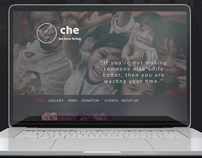 Che - we love living -- Website design