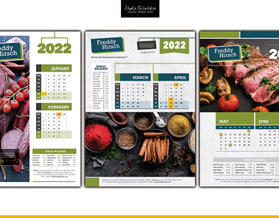 Calendar Design & Layout - Freddy Hirsch 2022