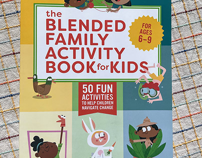 Illustrations for Blended Family Activity Book for Kids