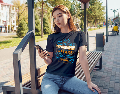 Creative Typography T shirt Design