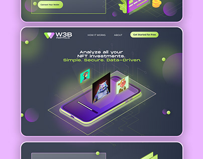 Website Design for W3B project