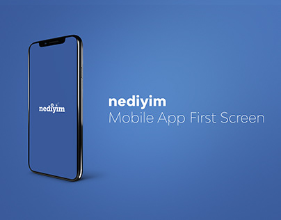 Nediyim Mobile App First Screen