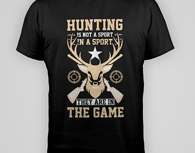 Hunting t-shirt designnnnn