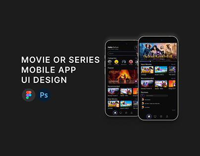 Movie - Series Mobile app ui design