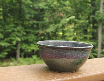 Teal and Purple Bowl