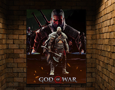 Epic Poster Manipulation Inspired by GOD OF WAR