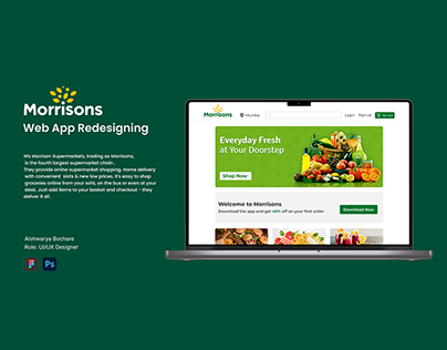Morrisons Web App Redesigning