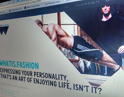 New fashion consultant website