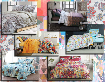 Prints & Patterns for Bed Linens