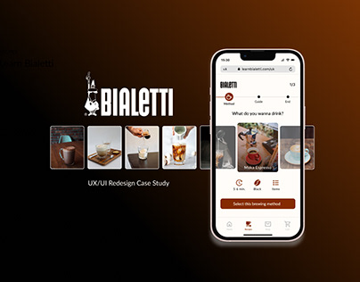 Bialetti - Responsive web app - UX/UI Case Study