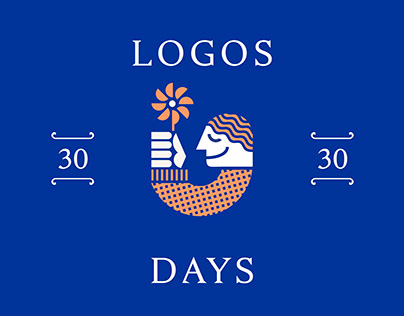 30 days 30 logo. Logochallenge 2021 . 30daysoflogos