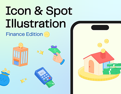 Project thumbnail - Icon & Spot Illustrations - Finance Edition