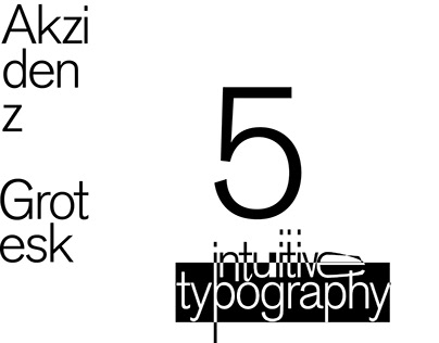 Intuitive Typography (Vol. 1)