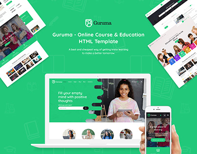 Guruma - Online Course & Education HTML Template