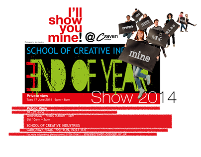 Creative Industries End of Year Show 2014
